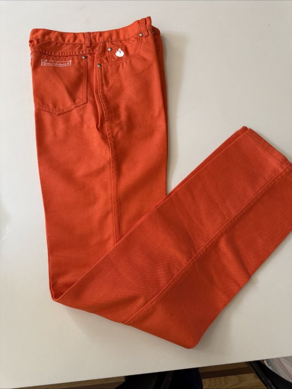 Gloria Vanderbilt Vintage Pants Orange High Rise NWOT